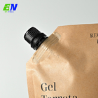 Eco Friendly 500ml Refill คราฟท์กระดาษ Spout Pouch Liquid Packaging Pouch